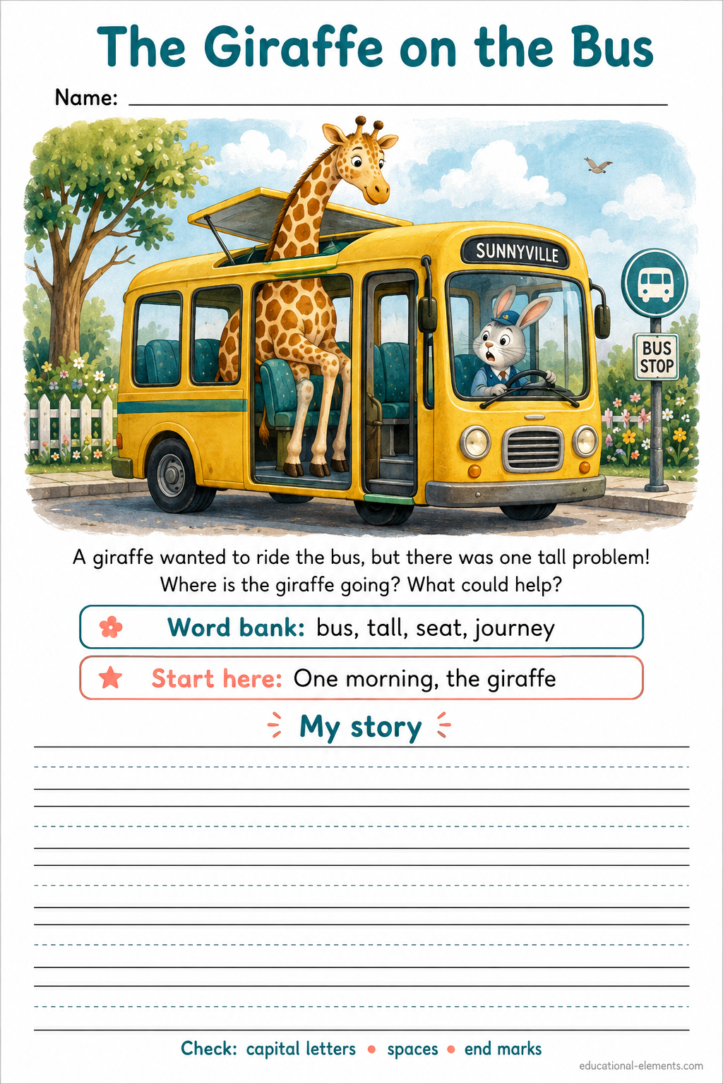 The Giraffe on the Bus